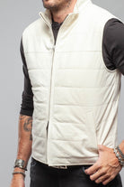 Axel's Florence Collection Cassidy Vest In Panna Mens - Outerwear - Leather