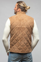 Axel's Florence Collection Cortina Suede Jacket With Cashmere Sleeves Mens - Outerwear - Leather