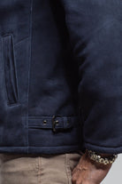 Axel's Florence Collection Highwood Latch Shearling In Navy Mens - Outerwear - Shearling