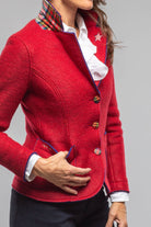 Axel's Florence Collection Maisie Wool Blazer In Red Ladies - Tailored - Jackets