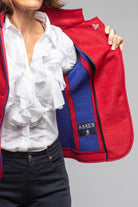 Axel's Florence Collection Maisie Wool Blazer In Red Ladies - Tailored - Jackets