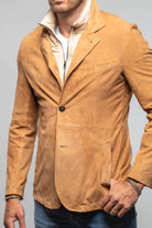 Axel's Florence Collection Maldito Suede Blazer with Removeable Quilted Placket Mens - Outerwear - Leather