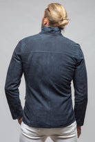 Polo Sartorial Suede Jacket In Navy - AXEL'S