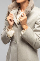 Axel's Florence Collection Regina Cashmere Coat In Stone Ladies - Outerwear - Cloth