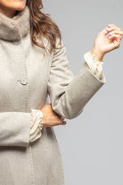 Axel's Florence Collection Regina Cashmere Coat In Stone Ladies - Outerwear - Cloth