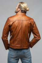 Axel's Florence Collection Tomas Nappa Moto In Whiskey Mens - Outerwear - Leather
