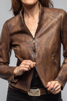 Axel's-Garr Mesquite Leather Moto In Brown Ladies - Outerwear - Leather