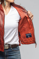 Axel's-Garr Mesquite Leather Moto In Red Char Ladies - Outerwear - Leather