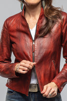 Mesquite Leather Moto In Red Char - AXEL'S