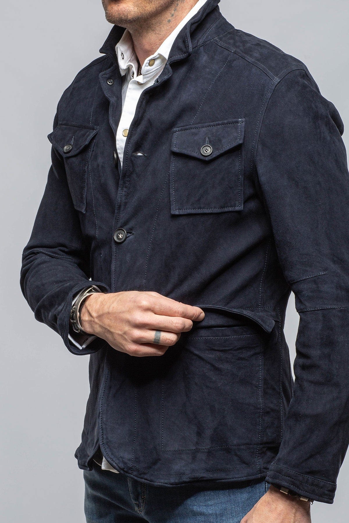 anuke ★ Eco Suede Jacket 36 Eco Suede Jacket（テーラードジャケット/コート）｜ànuke（アンヌーク