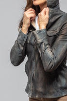 Axel's Renegade Yarrow Washed Suede Shirt In Charred Wood | Ladies - Outerwear - Leather