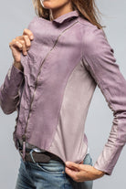 Natalia Lightweight Leather Jacket In Dusty Rose - AXEL'S