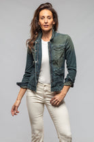 Beale Over-Dyed Denim Jacket In Cactus - AXEL'S