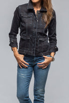 Beale Over-Dyed Denim Jacket In Nero - AXEL'S