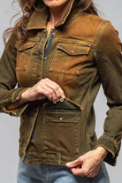 Beale Over-Dyed Denim Jacket In Papaya - AXEL'S