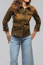 Beale Over-Dyed Denim Jacket In Papaya - AXEL'S