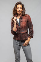 Beale Over-Dyed Denim Jacket In Ruggine Rust - AXEL'S
