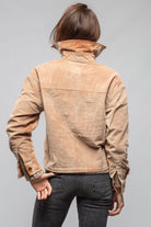 Axel's Premium Denim Betel Short Moleskin Jacket In Bleached Rust Ladies - Outerwear - Lightweight