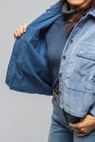 Axel's Premium Denim Betel Short Moleskin Jacket In Denim Ladies - Outerwear - Lightweight