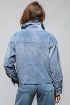Axel's Premium Denim Betel Short Moleskin Jacket In Denim Ladies - Outerwear - Lightweight