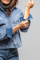 Axel's Premium Denim Betel Short Moleskin Jacket In Denim Ladies - Outerwear - Lightweight