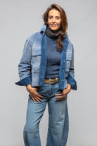 Axel's Premium Denim Betel Short Moleskin Jacket In Denim Ladies - Outerwear - Lightweight