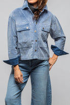 Axel's Premium Denim Betel Short Moleskin Jacket In Denim Ladies - Outerwear - Lightweight