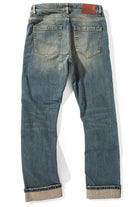 Axel's Premium Denim Callum Selvedge Straight Denim In Dirty Wash Mens - Pants - 5 Pocket
