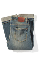 Axel's Premium Denim Callum Selvedge Straight Denim In Dirty Wash Mens - Pants - 5 Pocket