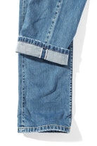 Axel's Premium Denim Callum Selvedge Straight Denim In Mid Blue Mens - Pants - 5 Pocket