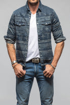 Axel's Premium Denim Cisco Printed Western Snap Shirt Mens - Snap Shirts