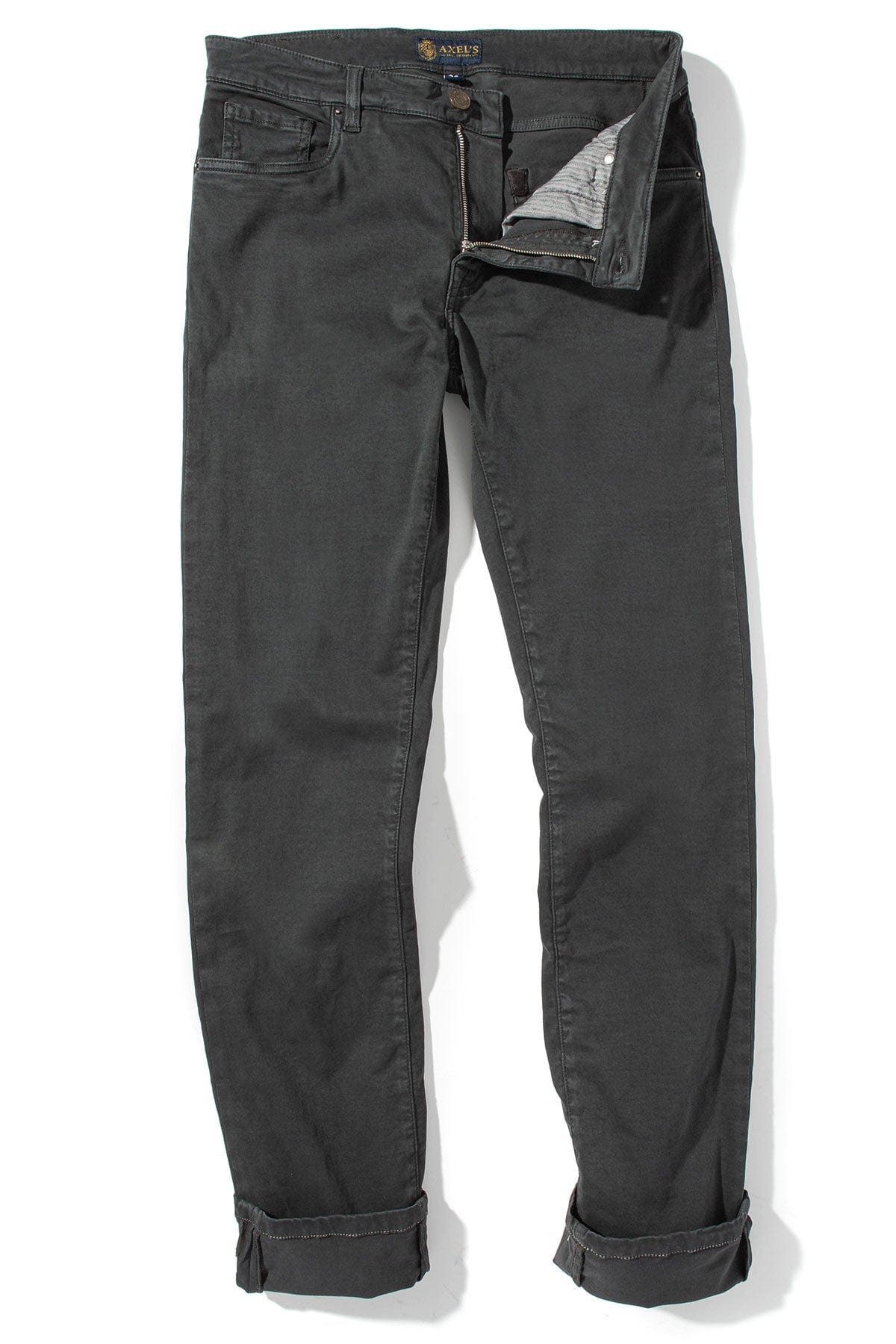 Colorado Soft-Touch Slim Jeans In Anthracite - AXEL'S