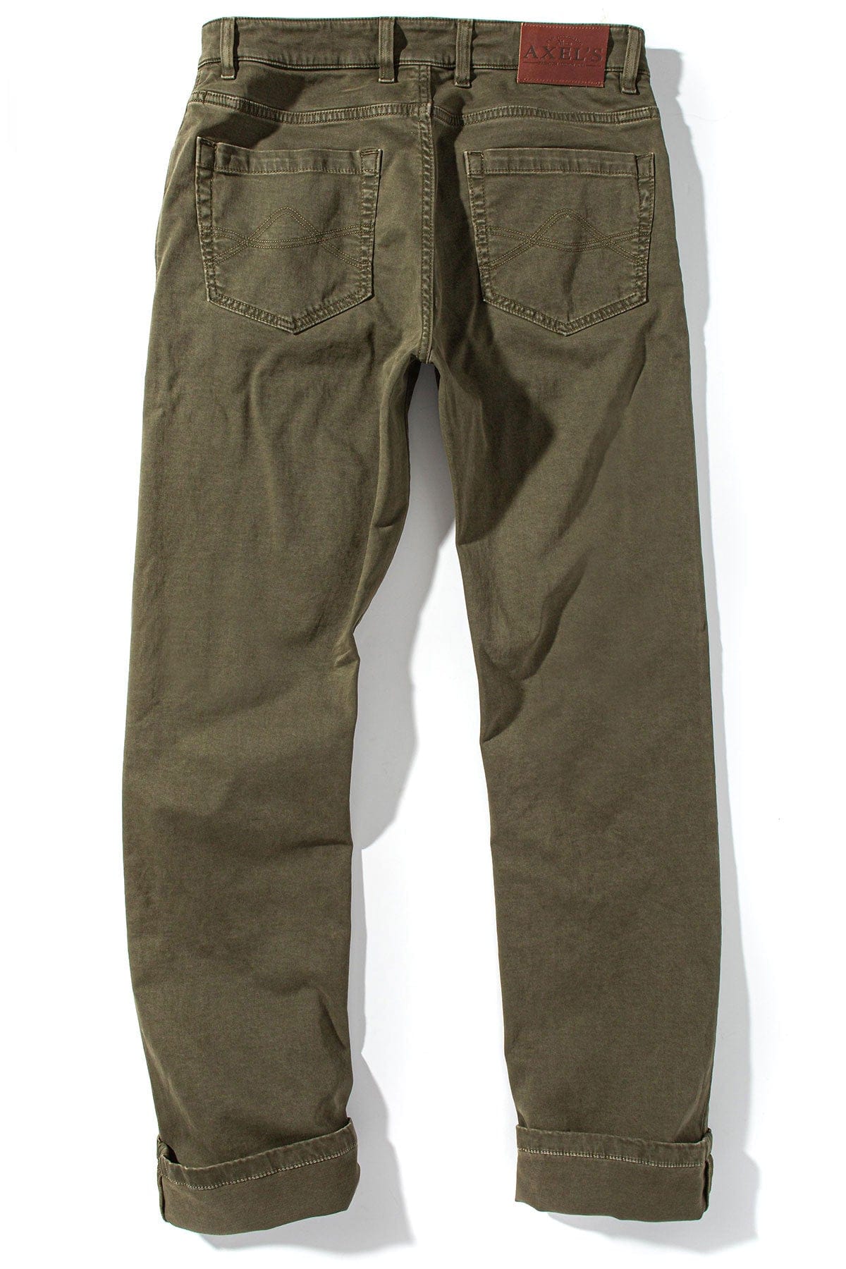 Axel's Premium Denim Colorado Soft-Touch Slim Jeans In Army Mens - Pants - 5 Pocket