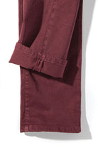 Axel's Premium Denim Colorado Soft-Touch Slim Jeans In Bordeaux Mens - Pants - 5 Pocket