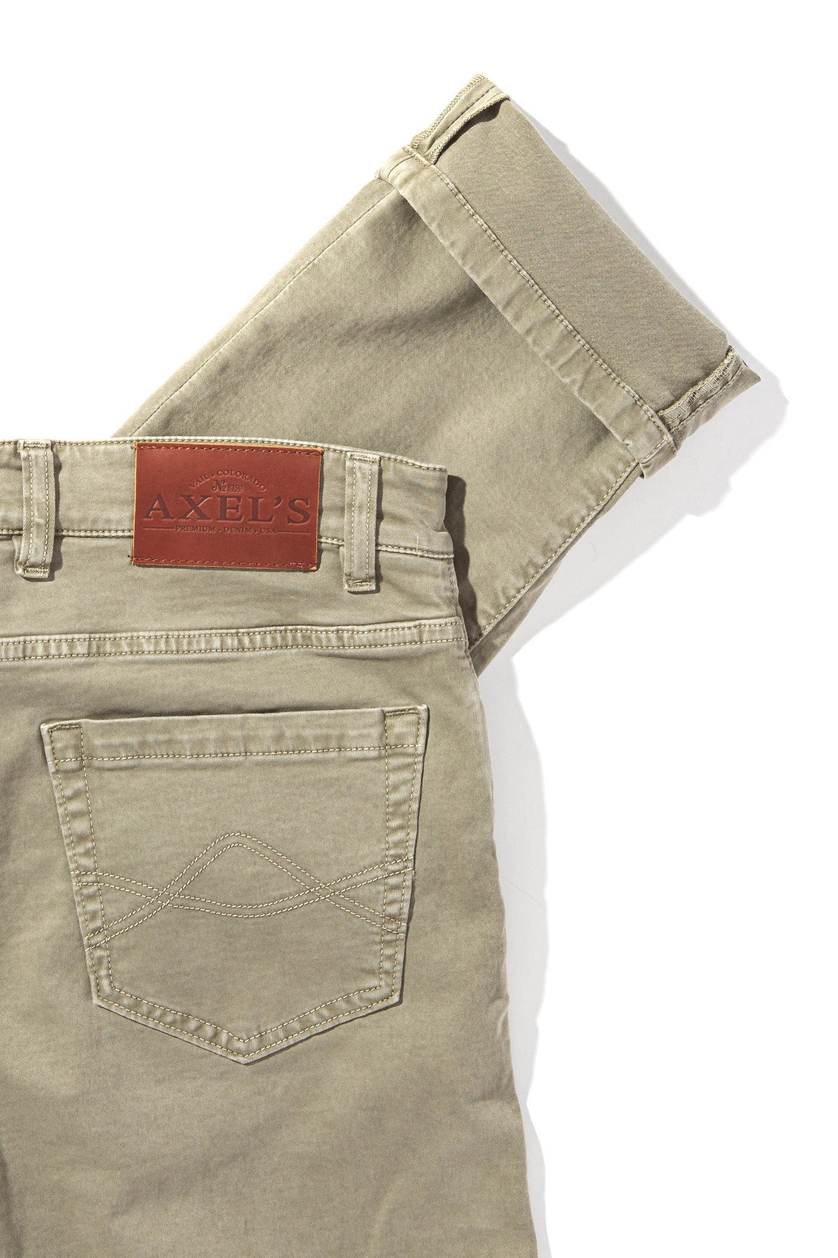 Colorado Soft-Touch Slim Jeans In Iguana - AXEL'S