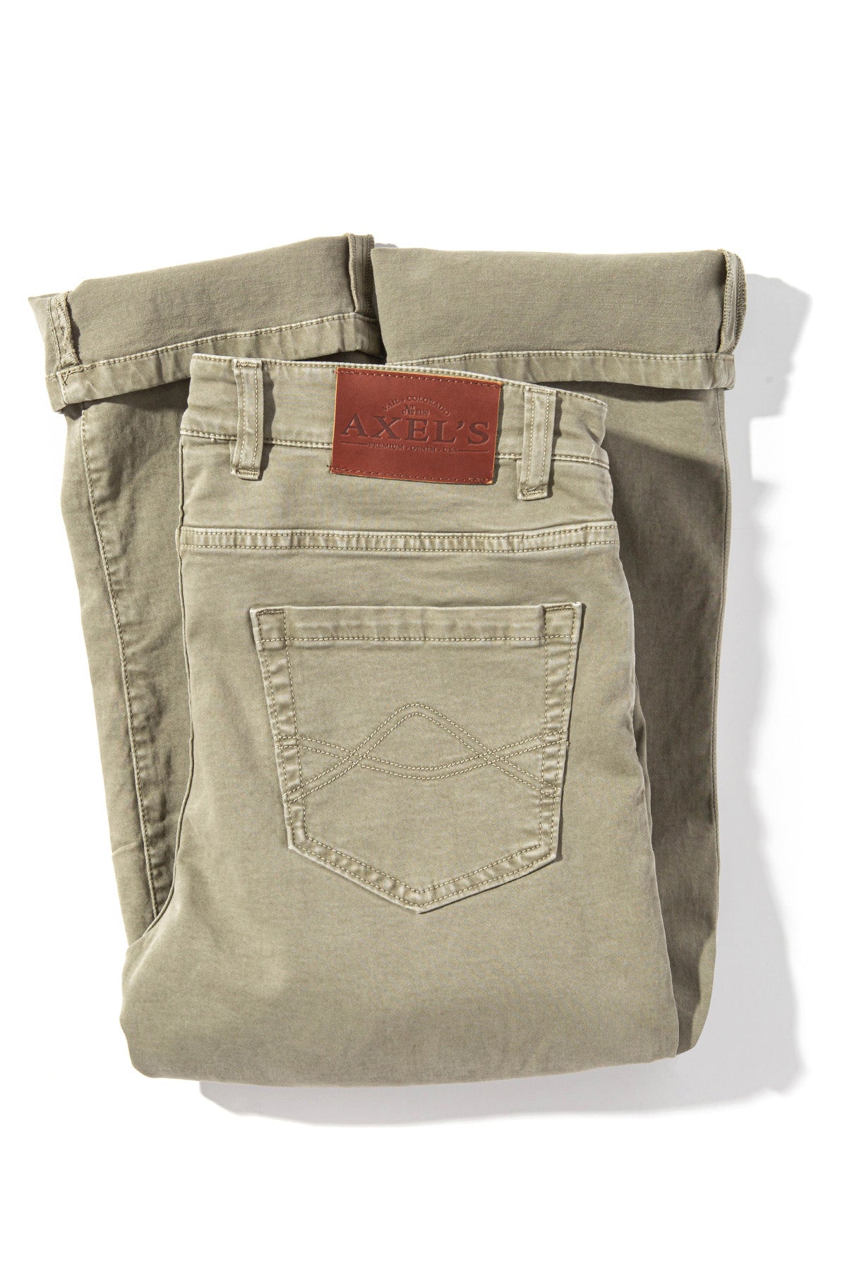 Colorado Soft-Touch Slim Jeans In Iguana - AXEL'S