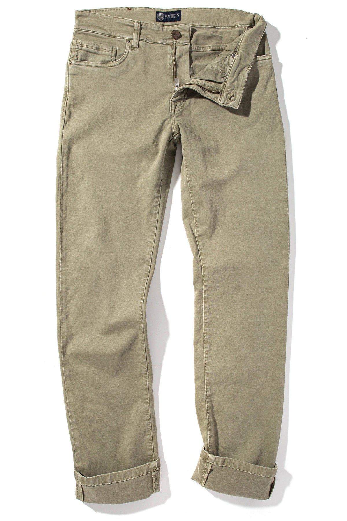 Colorado Soft-Touch Slim Jeans In Iguana - AXEL'S
