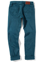Colorado Soft-Touch Slim Jeans In Petrolio - AXEL'S