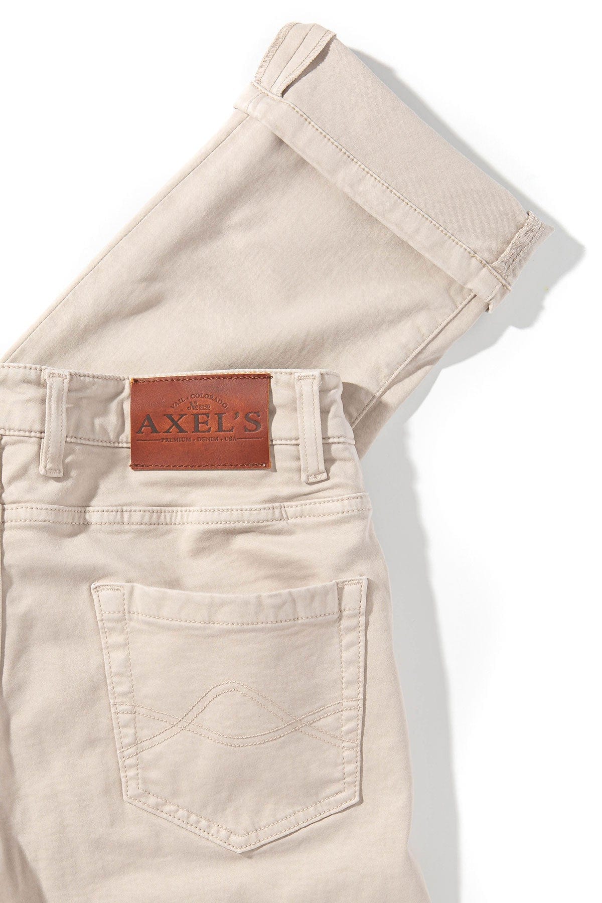 Axel's Premium Denim Colorado Soft-Touch Slim Jeans In Sasso Mens - Pants - 5 Pocket