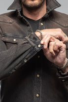 Axel's Premium Denim Cutter Knit Snap Shirt In Desert Mens - Snap Shirts