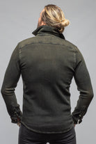 Axel's Premium Denim Cutter Knit Snap Shirt In Iguana Mens - Snap Shirts