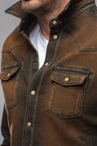 Cutter Knit Snap Shirt In Rhume - AXEL'S