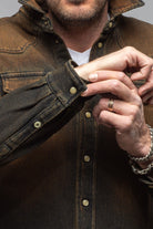 Cutter Knit Snap Shirt In Rhume - AXEL'S