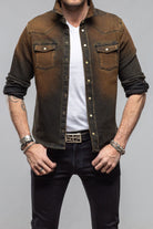 Cutter Knit Snap Shirt In Rhume - AXEL'S