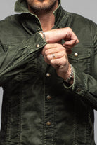 Diesel Moleskin Jacket In Military - AXEL'S