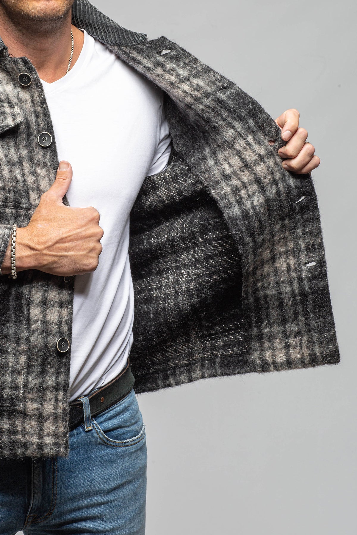 Dolomite Plaid Shirt Jacket - AXEL'S