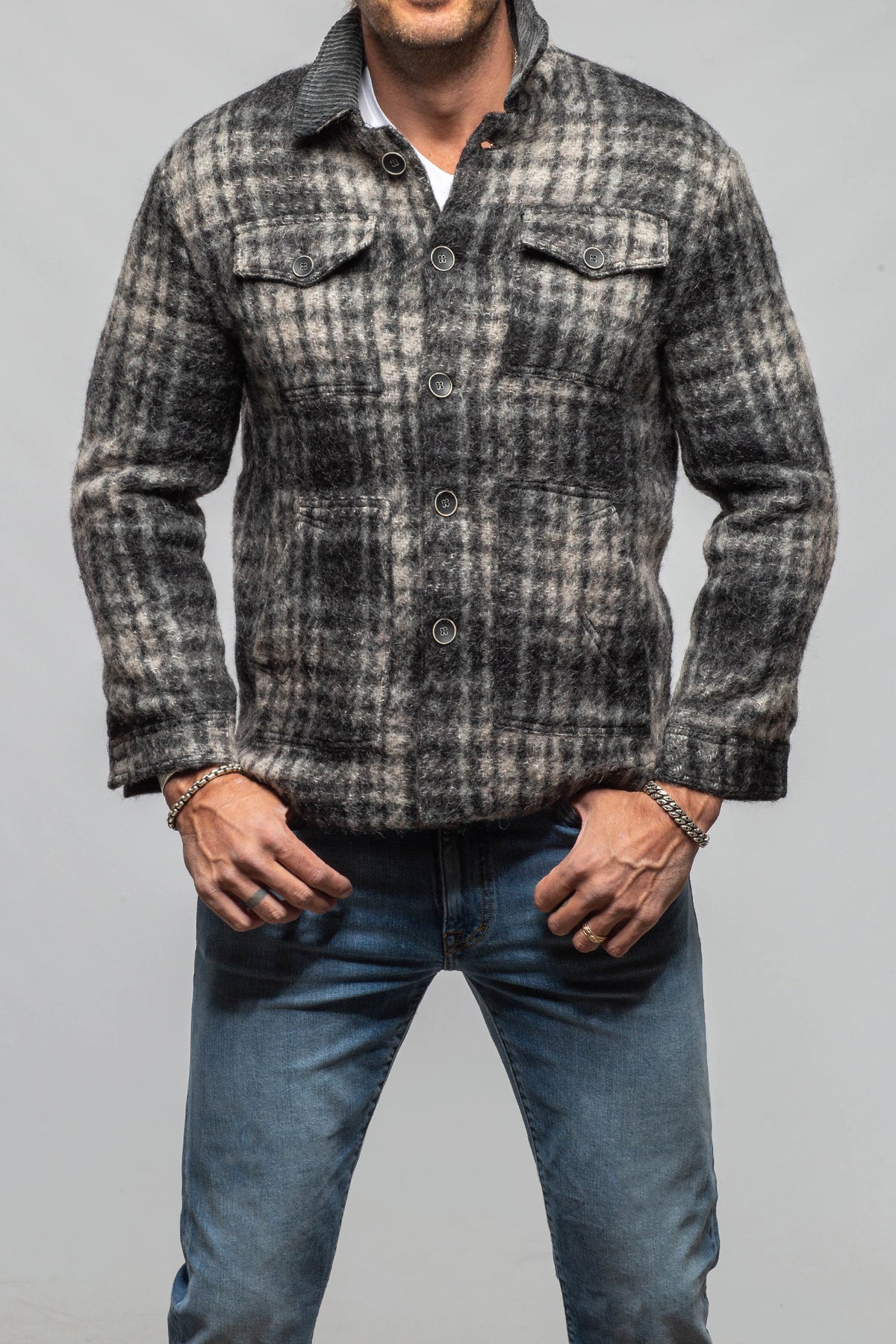 Dolomite Plaid Shirt Jacket - AXEL'S