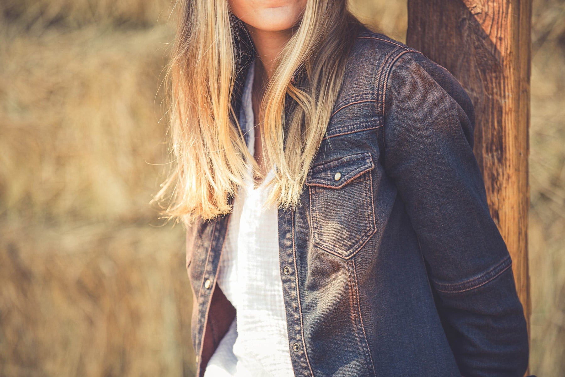 Axel's Premium Denim Maddi Fitted Western Snap Shirt In Ruggine Over Dye Ladies - Snap Shirts