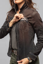 Maddi Fitted Western Snap Shirt In Wenge Over Dye - AXEL'S