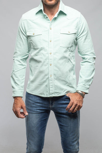 Axel's Premium Denim | Prime Western Corduroy Snap Shirt In